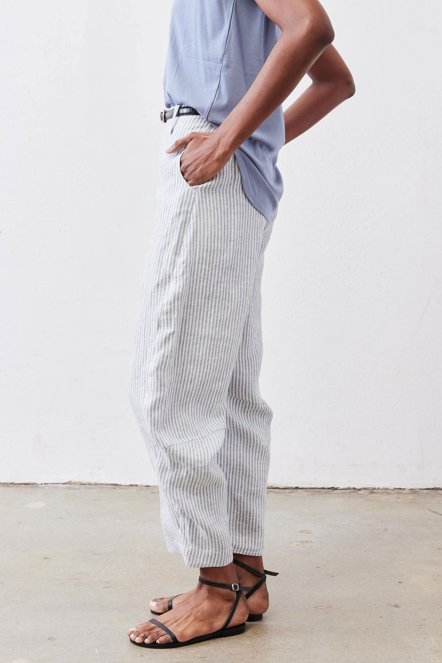 The Uptown Loose Linen Pants