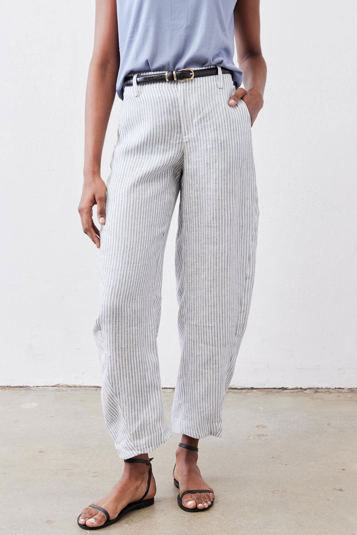 The Uptown Loose Linen Pants