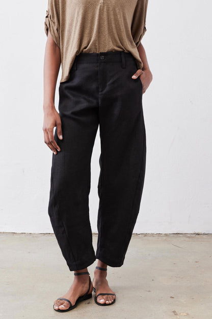 The Uptown Loose Linen Pants