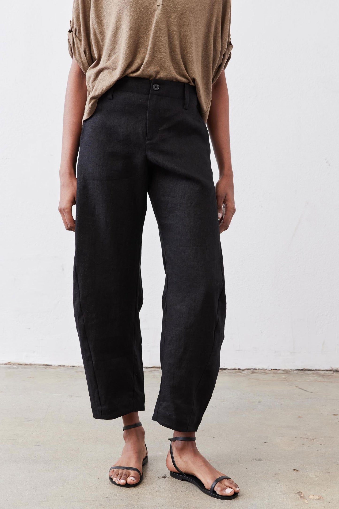 The Uptown Loose Linen Pants