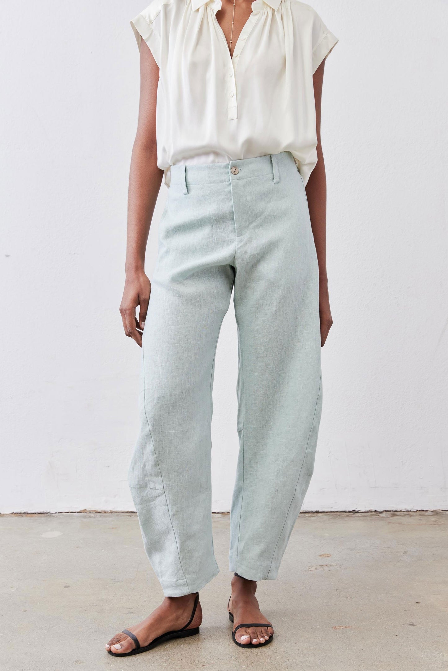 The Uptown Loose Linen Pants