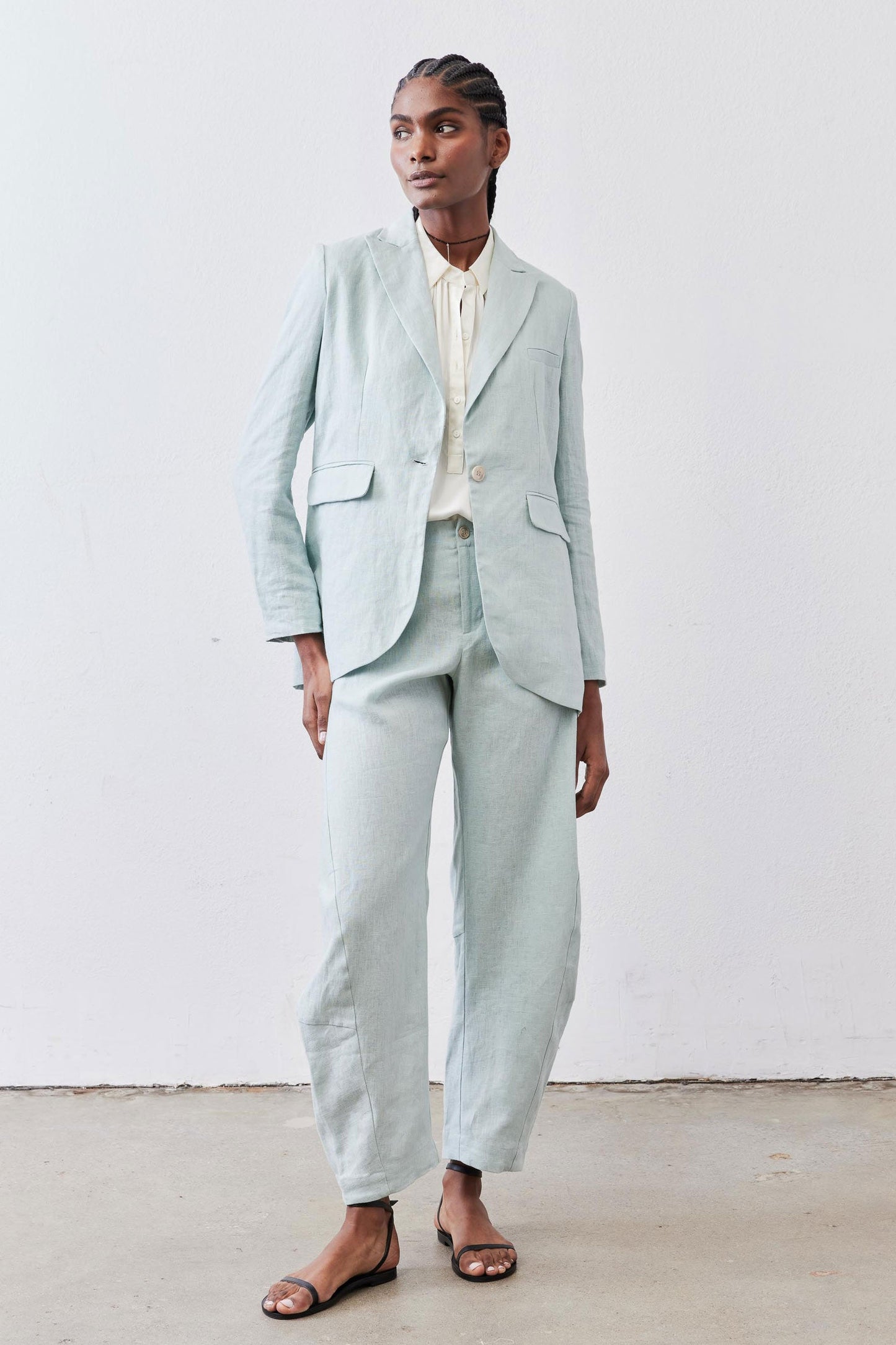 The Uptown Loose Linen Pants