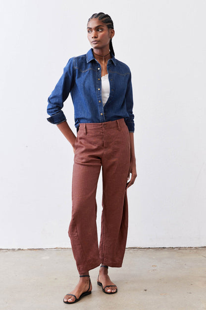 The Uptown Loose Linen Pants