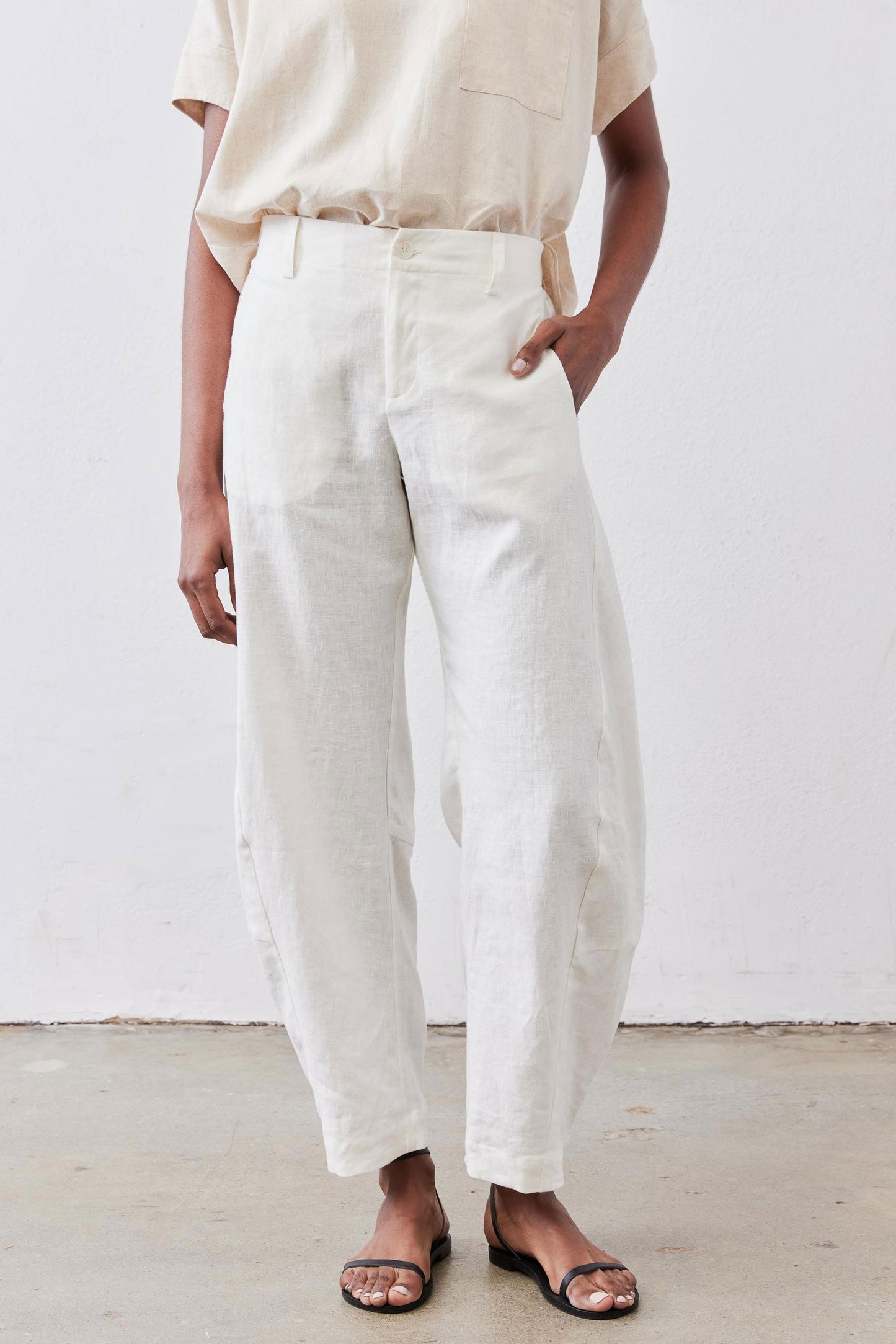 The Uptown Loose Linen Pants