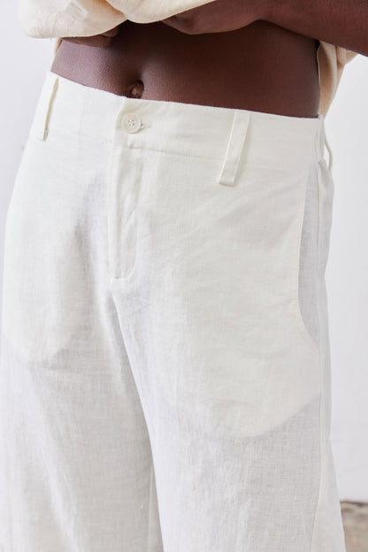 The Uptown Loose Linen Pants