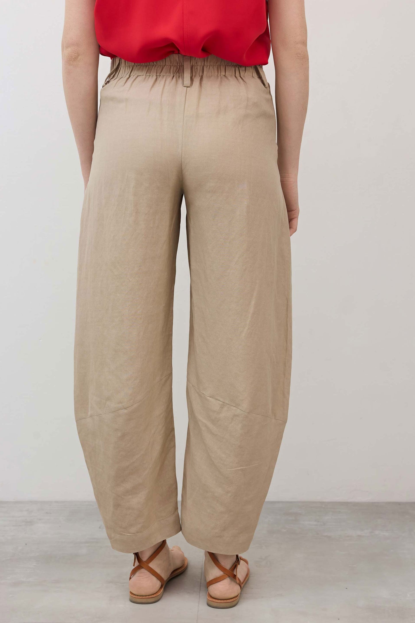 The Uptown Loose Silk Linen Pants