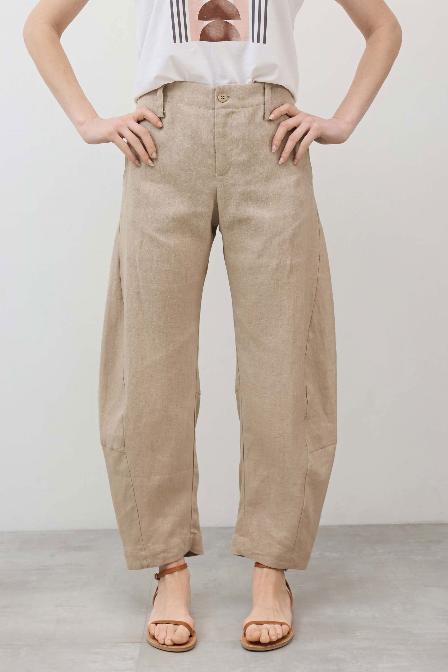 The Uptown Loose Linen Pants