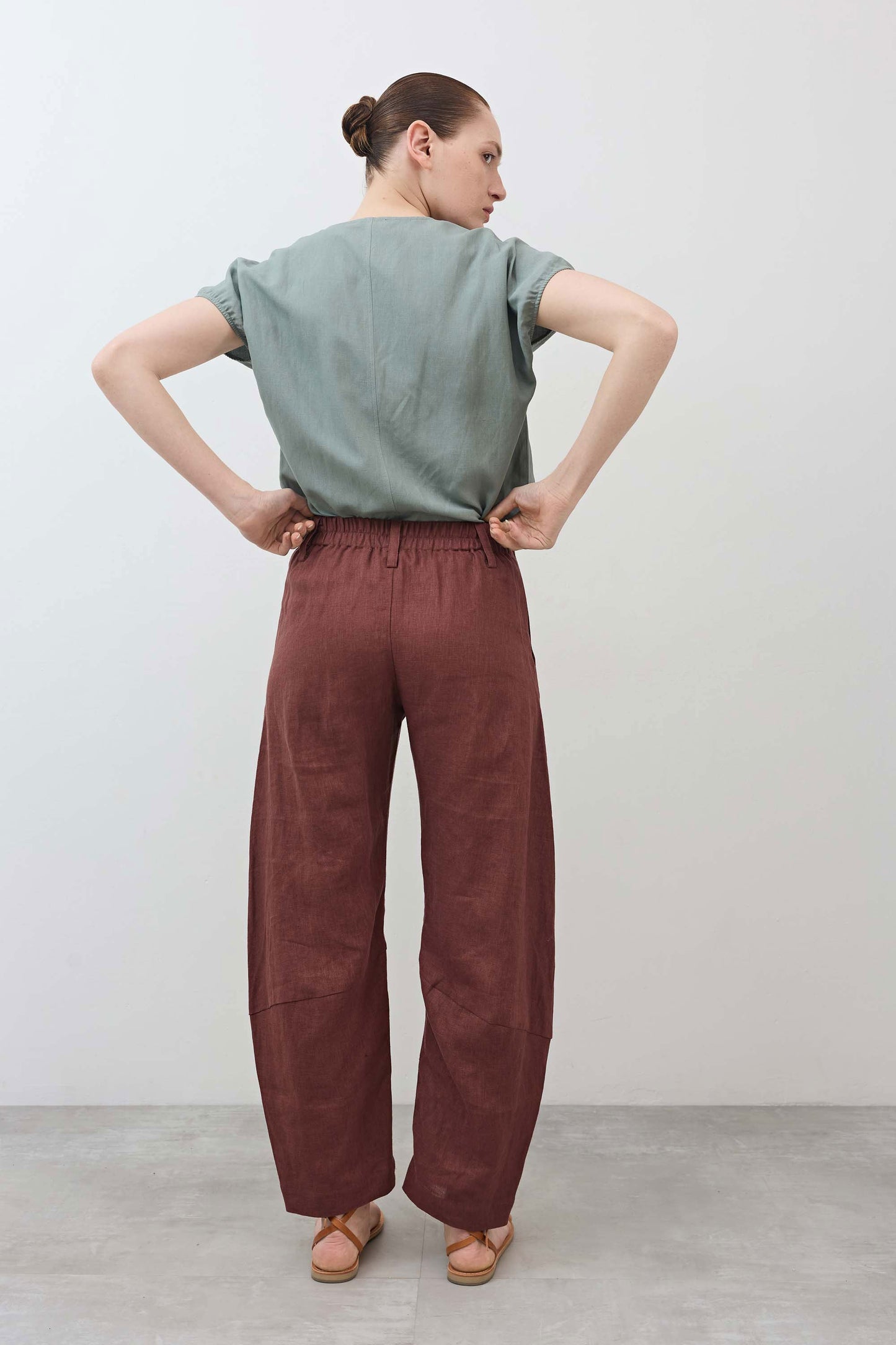 The Uptown Loose Linen Pants