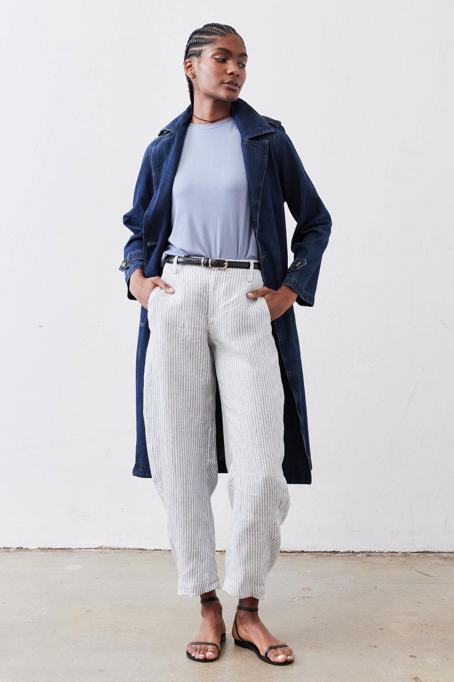 The Uptown Loose Linen Pants