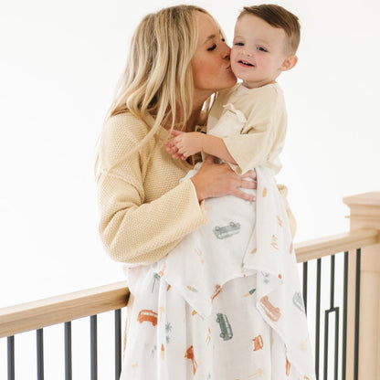Van Life Bamboo Rayon Muslin Swaddle - Saranoni