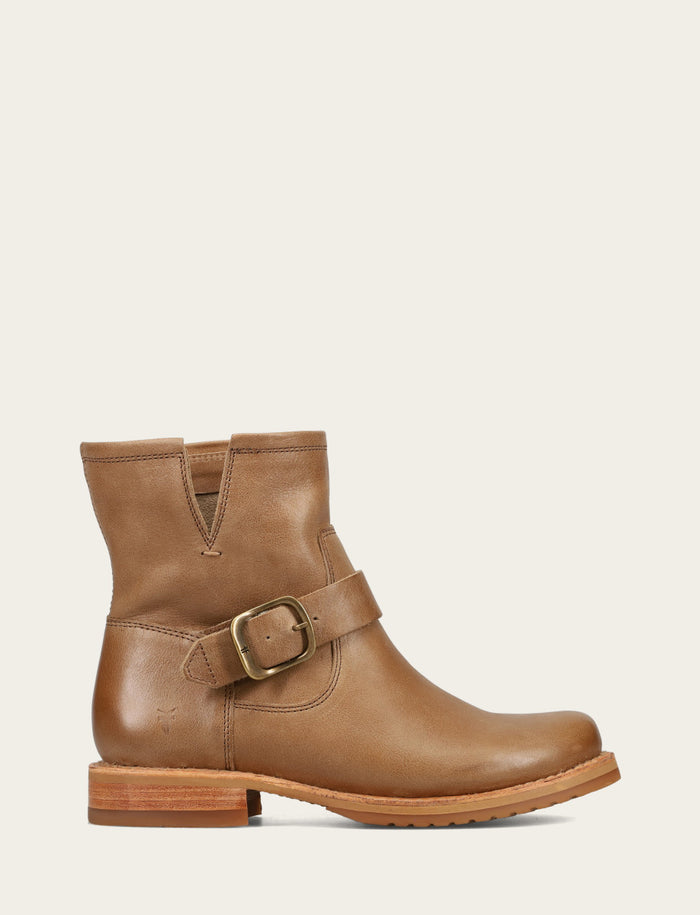 Veronica Flex Bootie - Beige - Outside