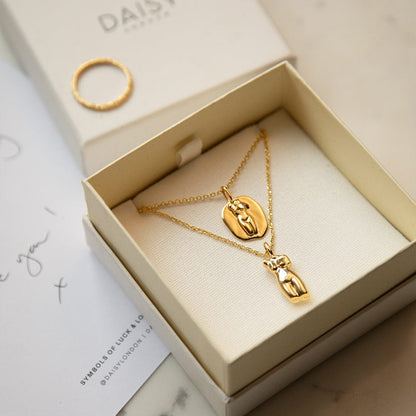 Vita Necklace 18ct Gold Plate