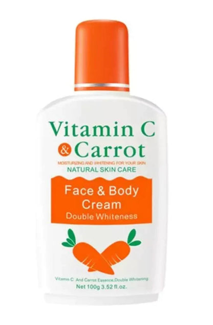 VITAMIN C CARROT NATURAL SKIN CARE FACE &BODY CREAM RoyalGlow Organics