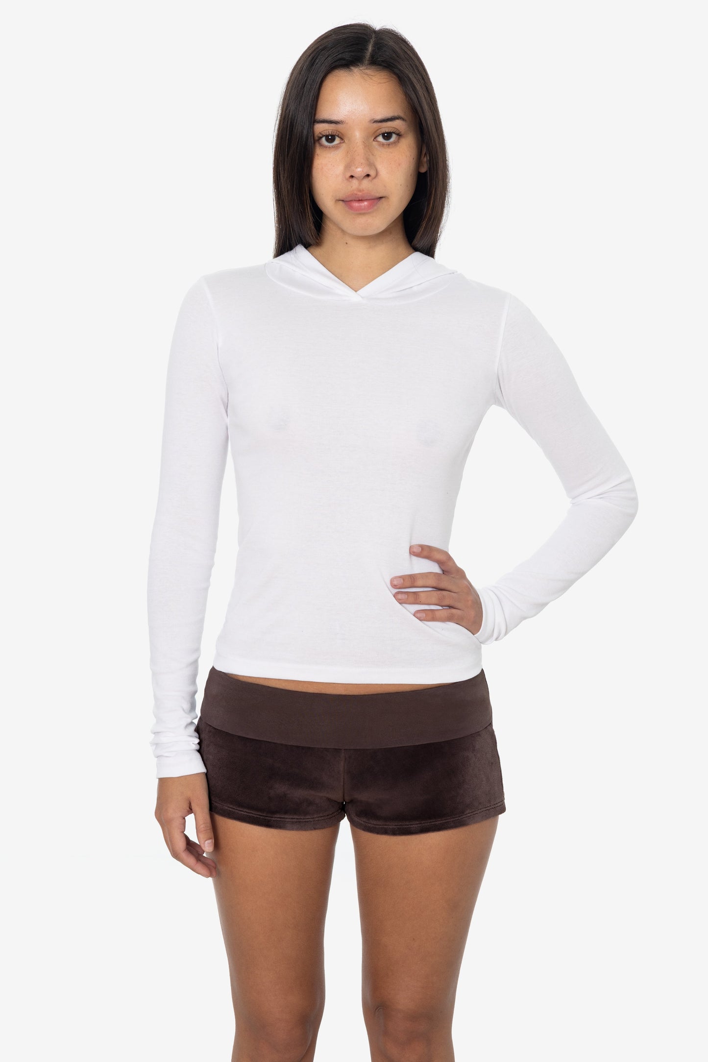 VLR330GD - Velour Low Rise Shorts