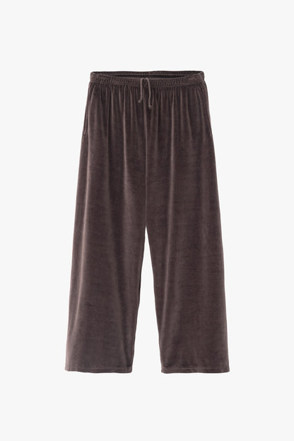 VLR445GD - Garment Dye Velour Open Bottom Sweatpants