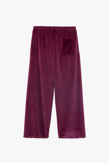 VLR445GD - Garment Dye Velour Open Bottom Sweatpants