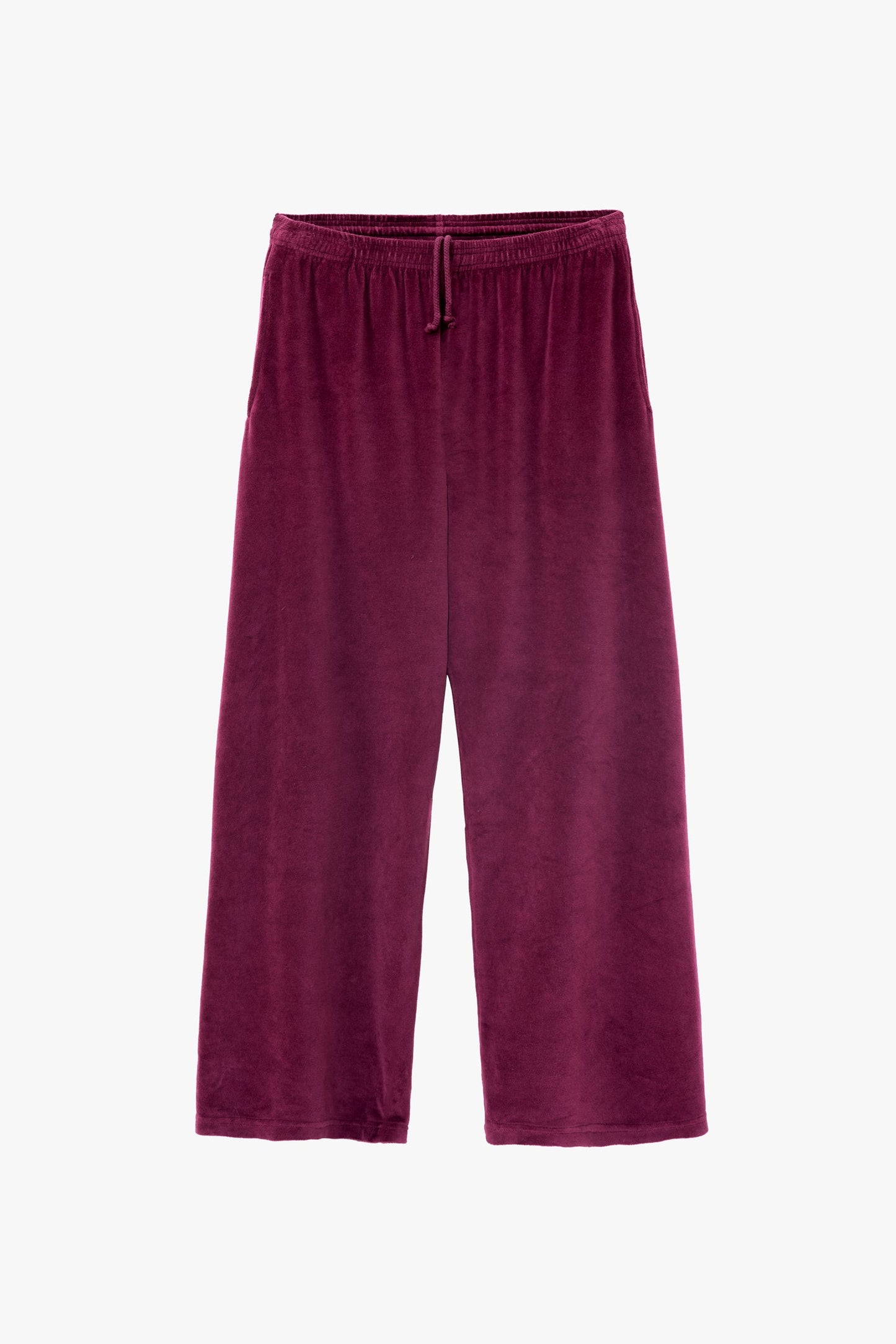 VLR445GD - Garment Dye Velour Open Bottom Sweatpants