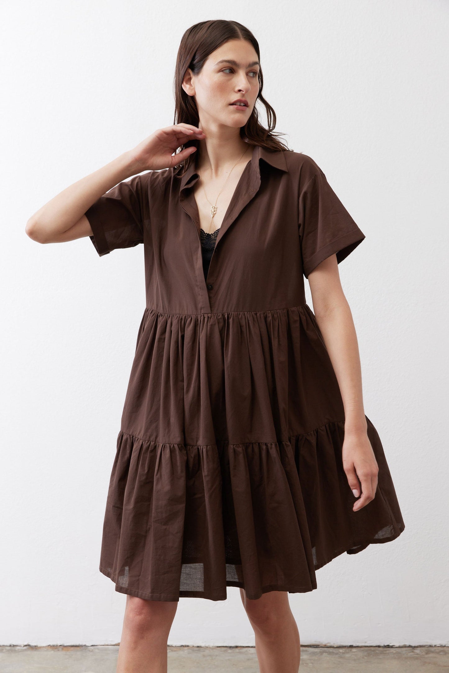 Walking On Air Poplin Dress