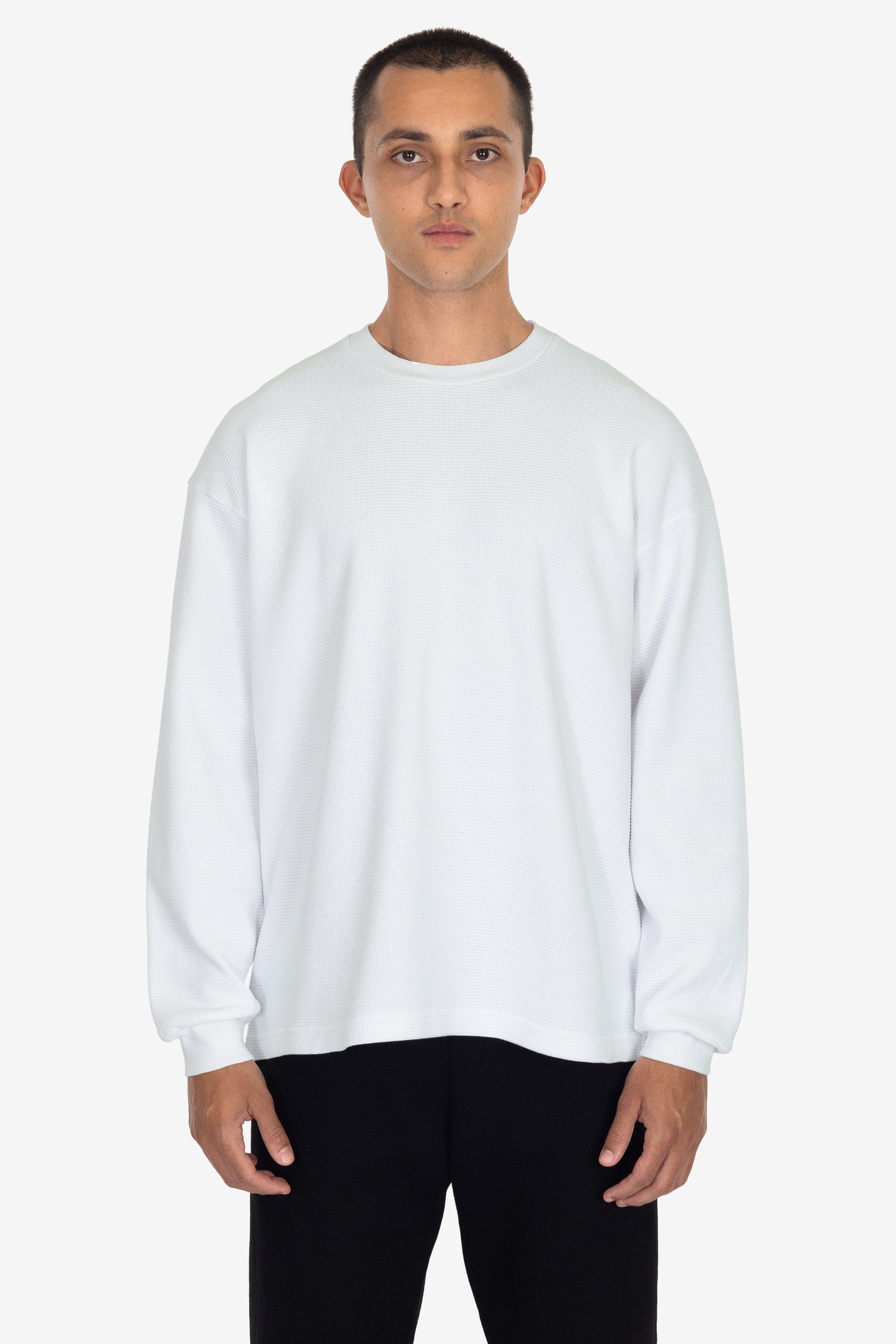 TX407GD Mix - Long Sleeve Heavy Thermal Crew Neck
