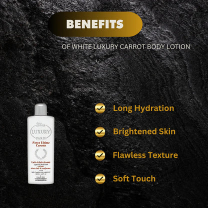White Luxury Carrot Lightening Body Lotion 16.8oz