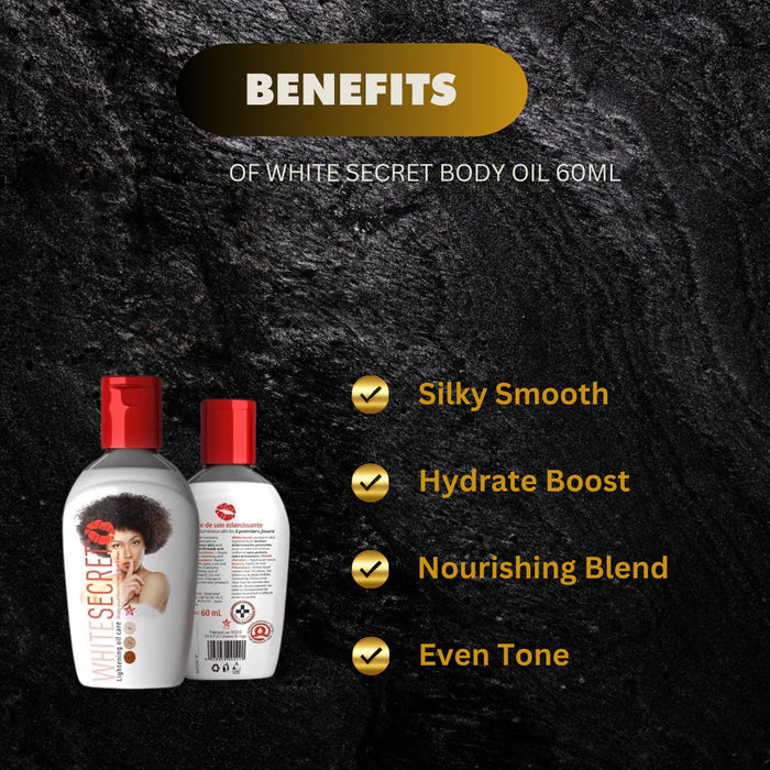 White Secret Lightening Dark Sot Remover Oil 60ml (6 PACK) - Kismet Beauty Brands