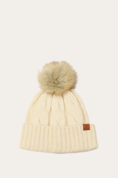 Wide Cable Cuff Hat
