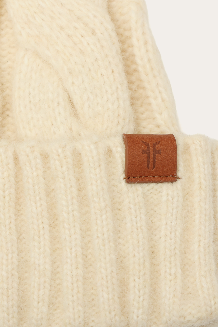 Wide Cable Cuff Hat