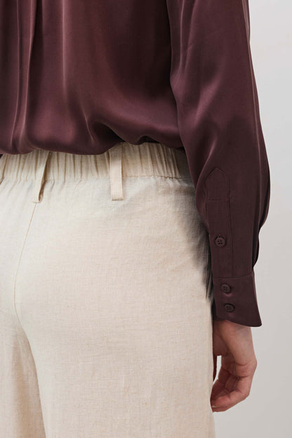 The Wide Leg Linen Trousers
