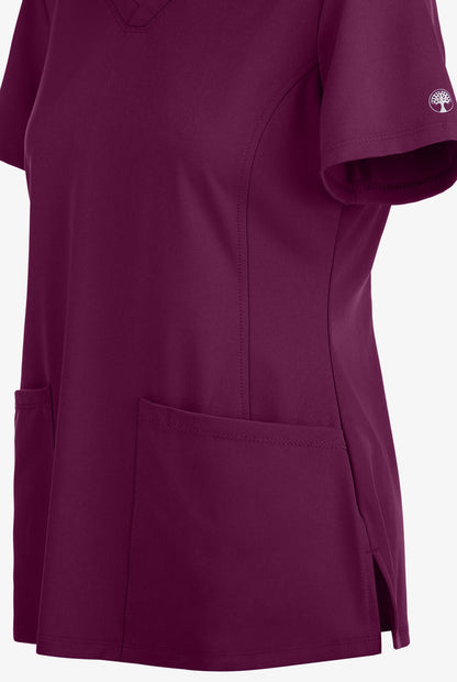Womens Monica V-Neck Solid Scrub Top