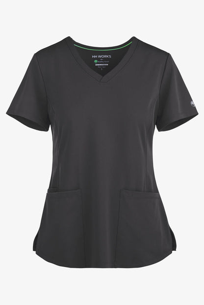 Womens Monica V-Neck Solid Scrub Top