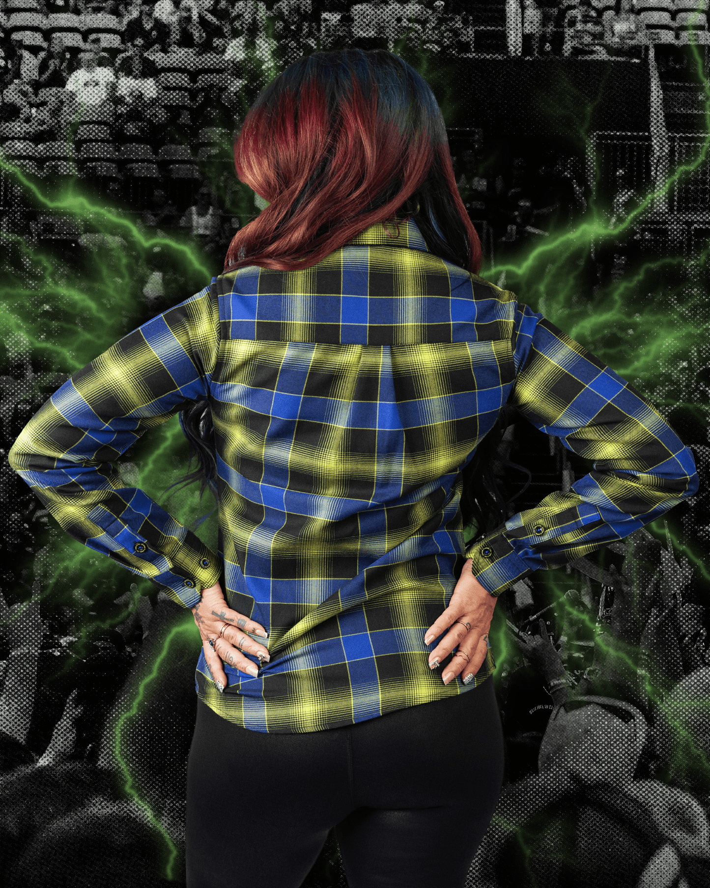 Women's Suicidal Tendencies Adrenaline Addict Flannel