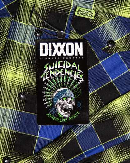Women's Suicidal Tendencies Adrenaline Addict Flannel