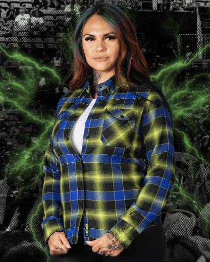 Women's Suicidal Tendencies Adrenaline Addict Flannel
