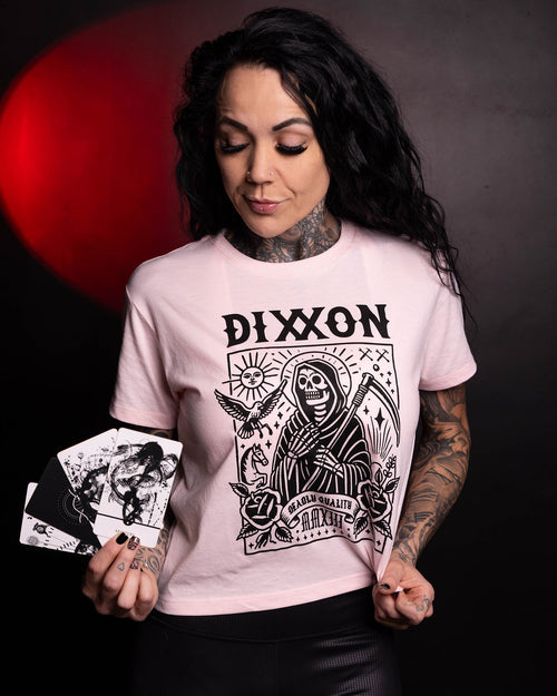 Women's Tarot Crop Top - Pink