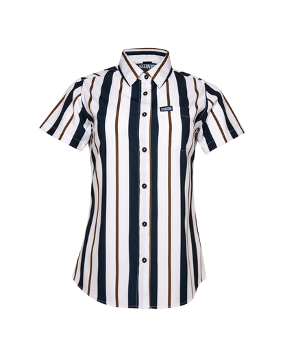 Women's The Marina Party Shirt - Navy & White