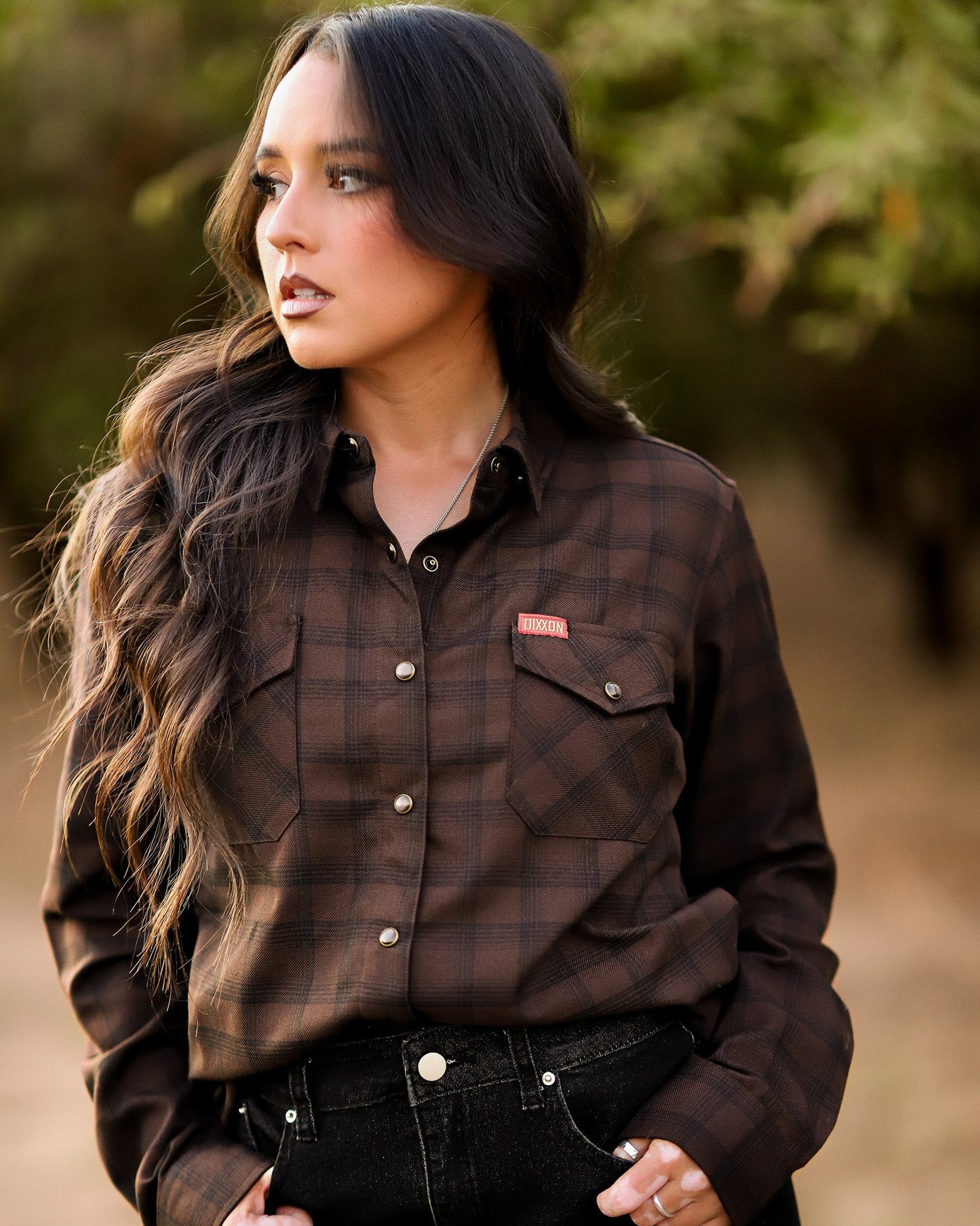 Women's Tobacco Flannel