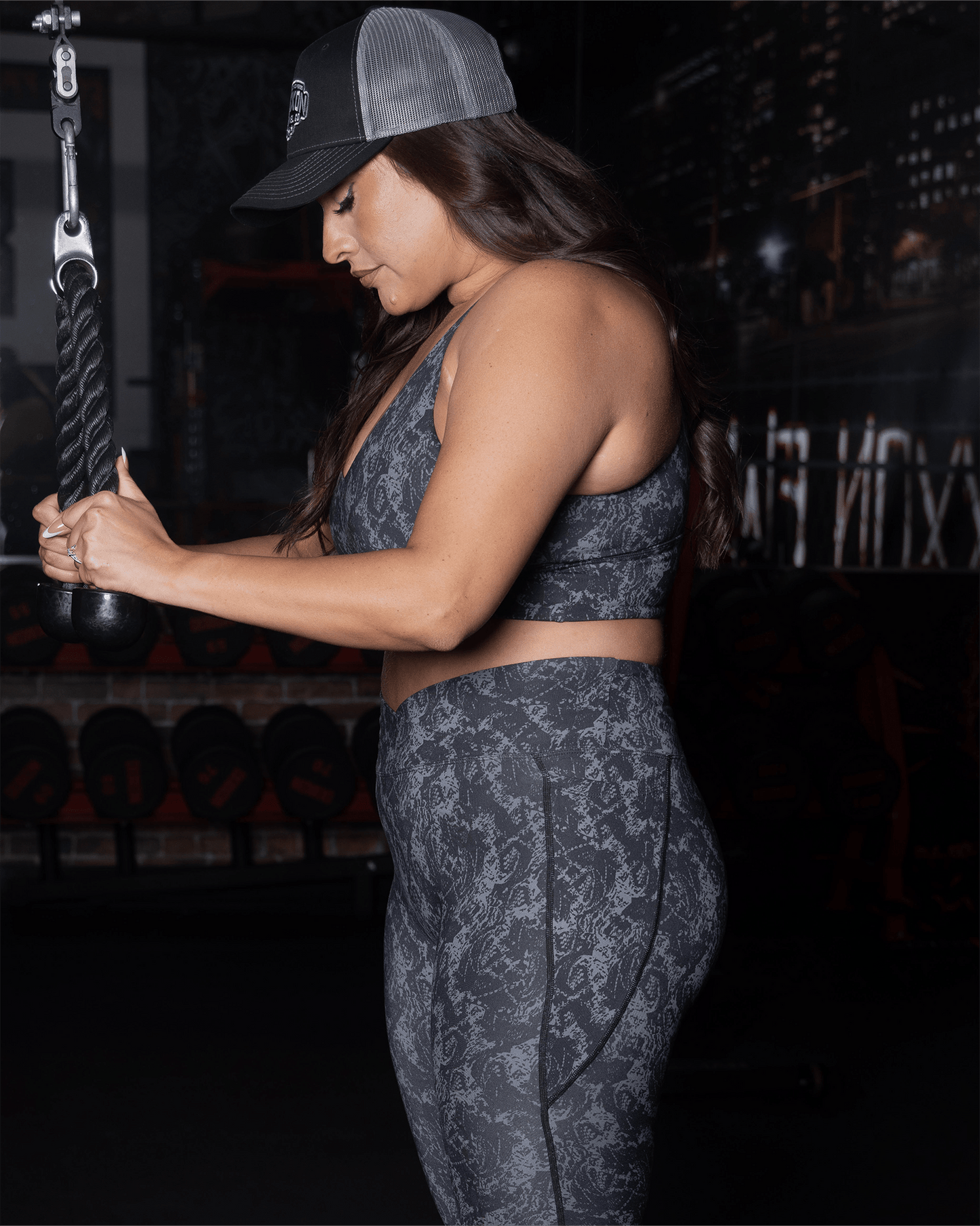 Women's Untamed Leggings - Gray Snakeskin