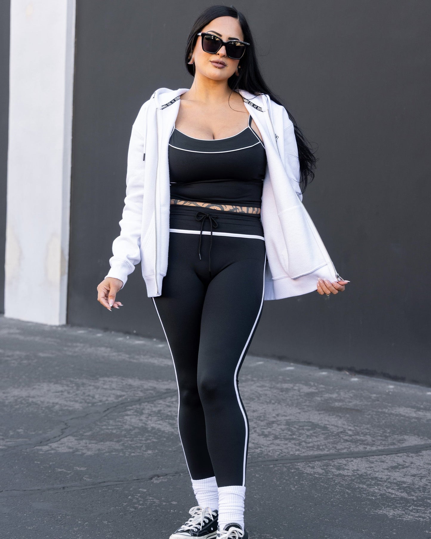 Women's Weekender Leggings - Black & White