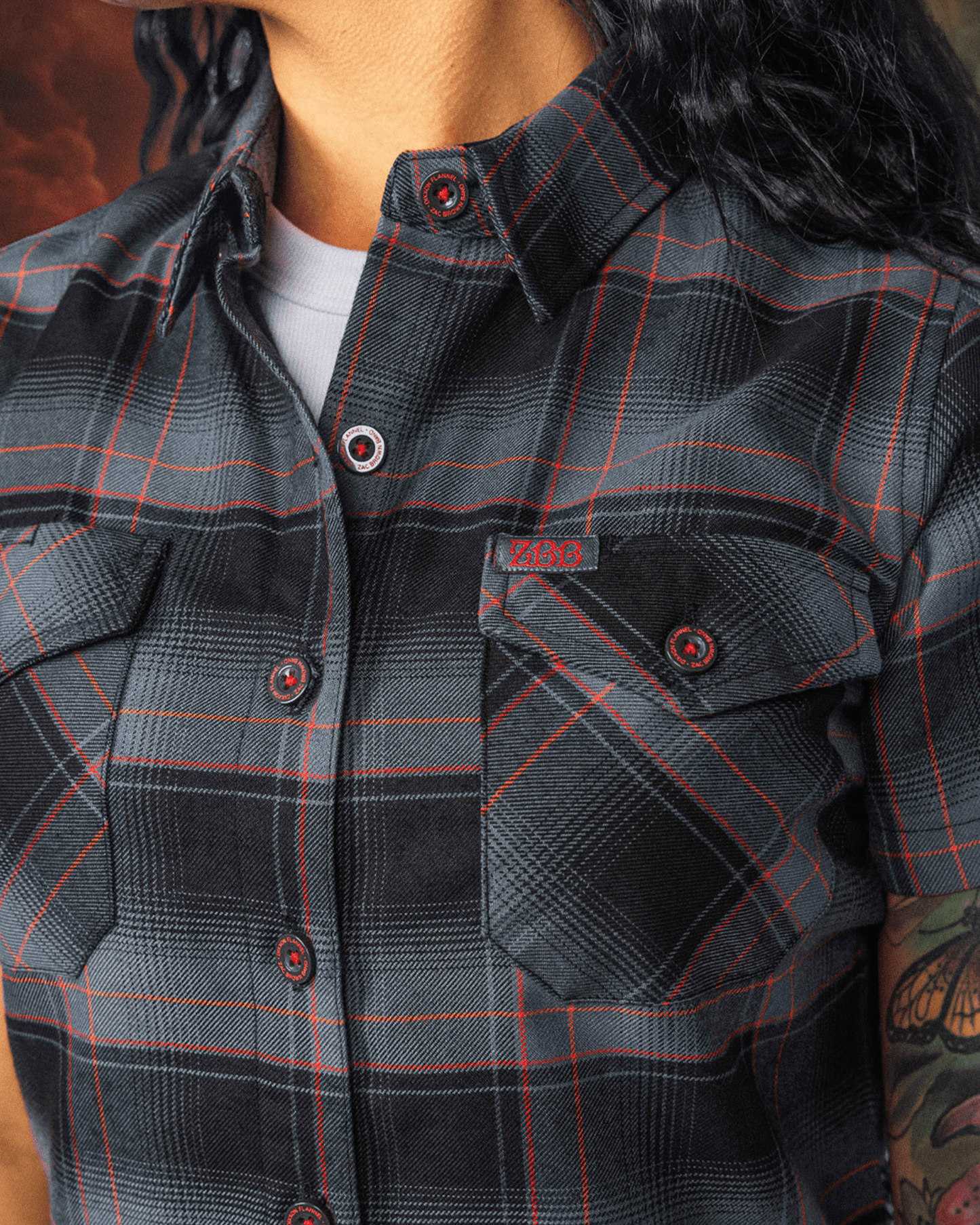 Women's Zac Brown Band – Love & Fear 2026 Short Sleeve Flannel