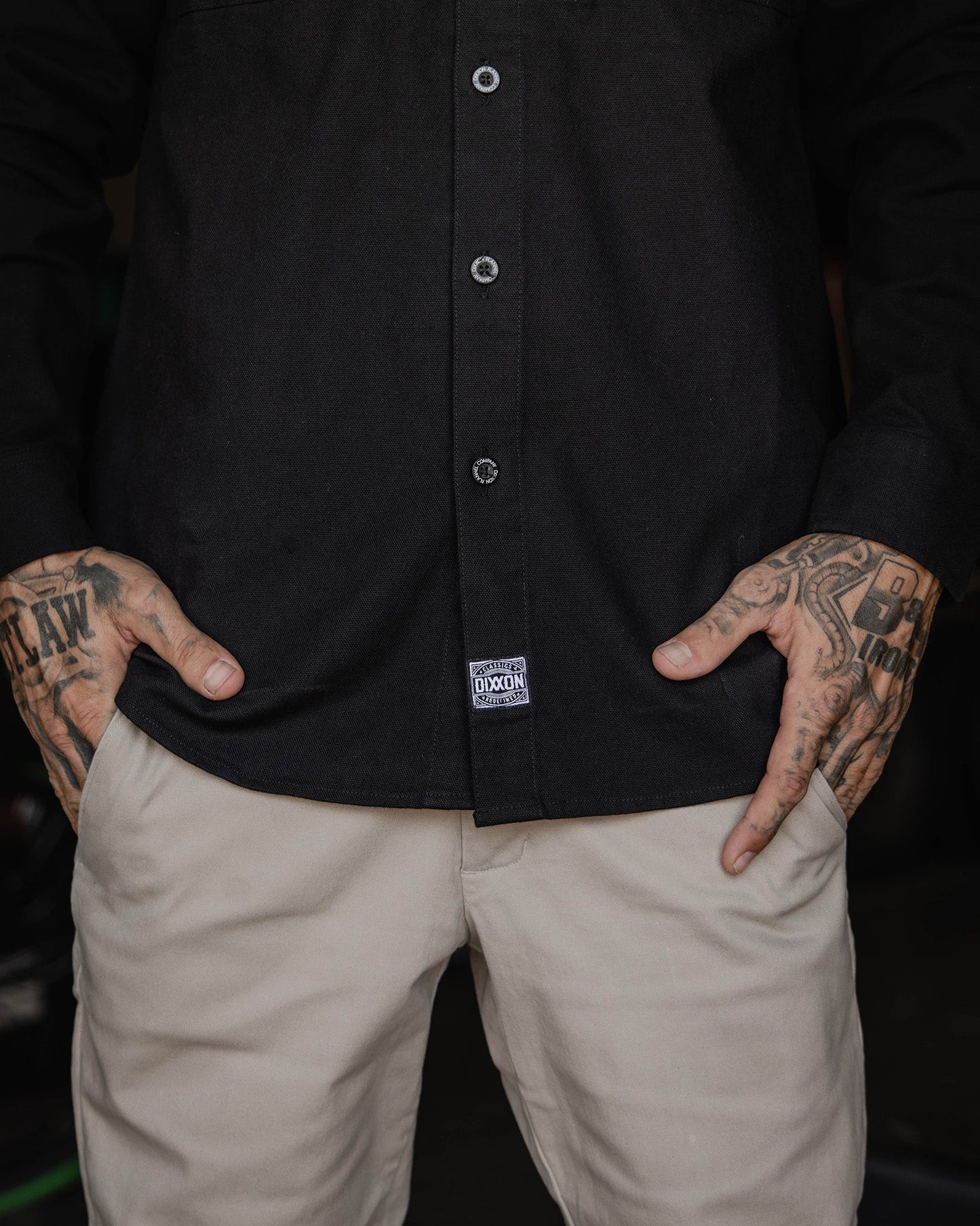 Work Shirt Long Sleeve - Black