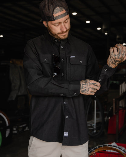 Work Shirt Long Sleeve - Black