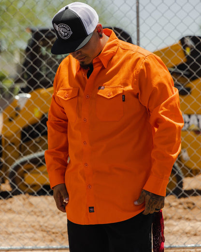 WorkForce Hi Vis FR Work Shirt - Orange