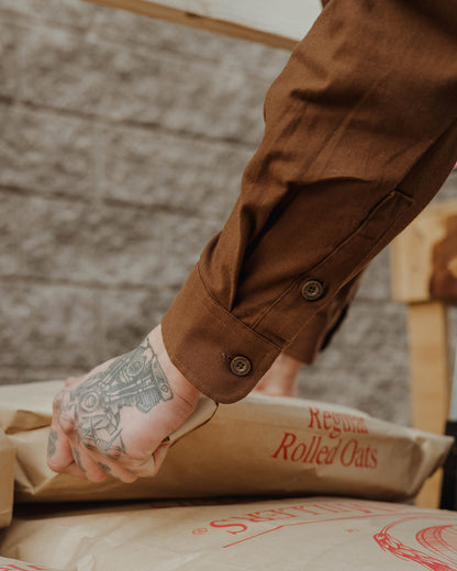 Work Shirt Long Sleeve - Brown