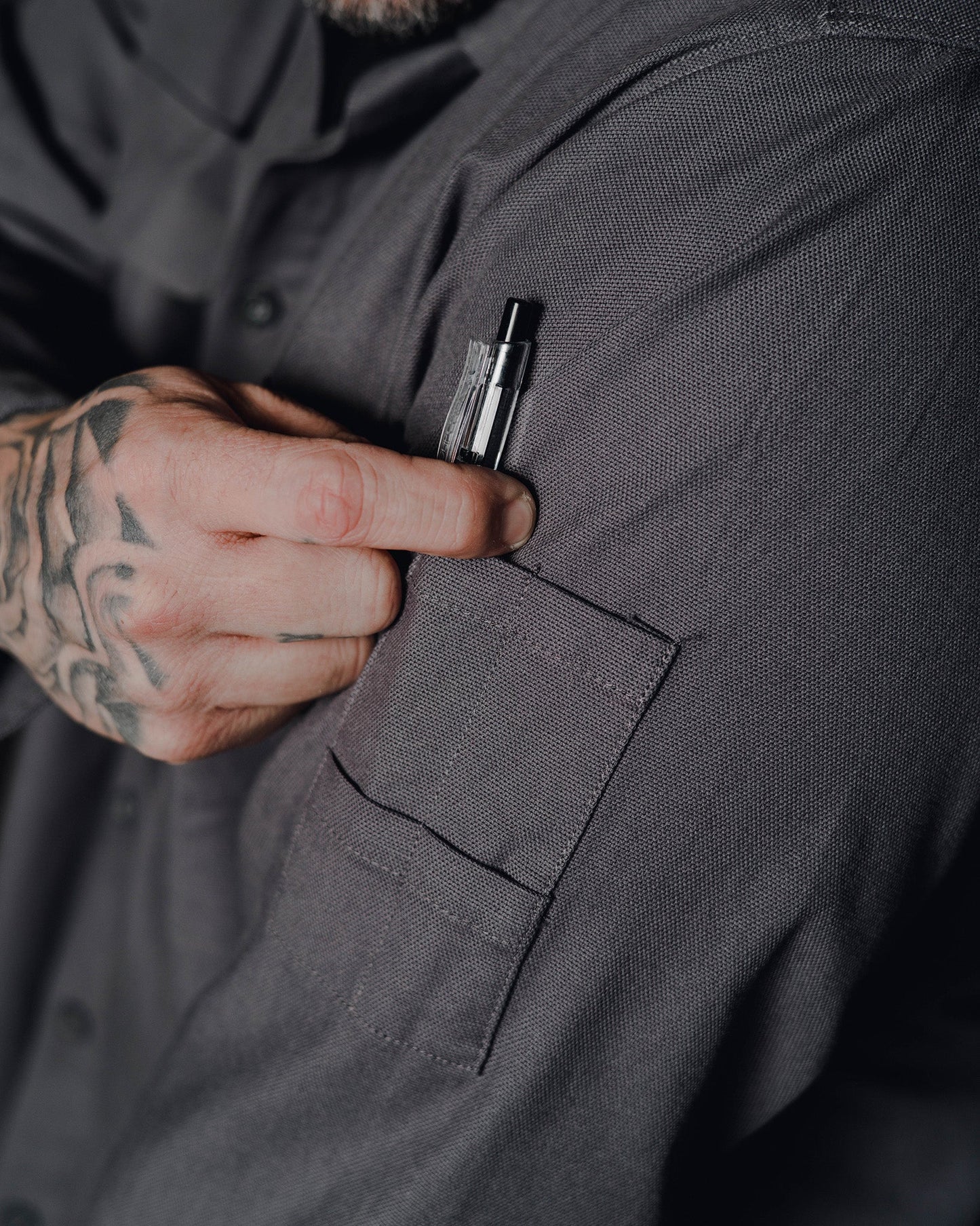 Work Shirt Long Sleeve - Gray
