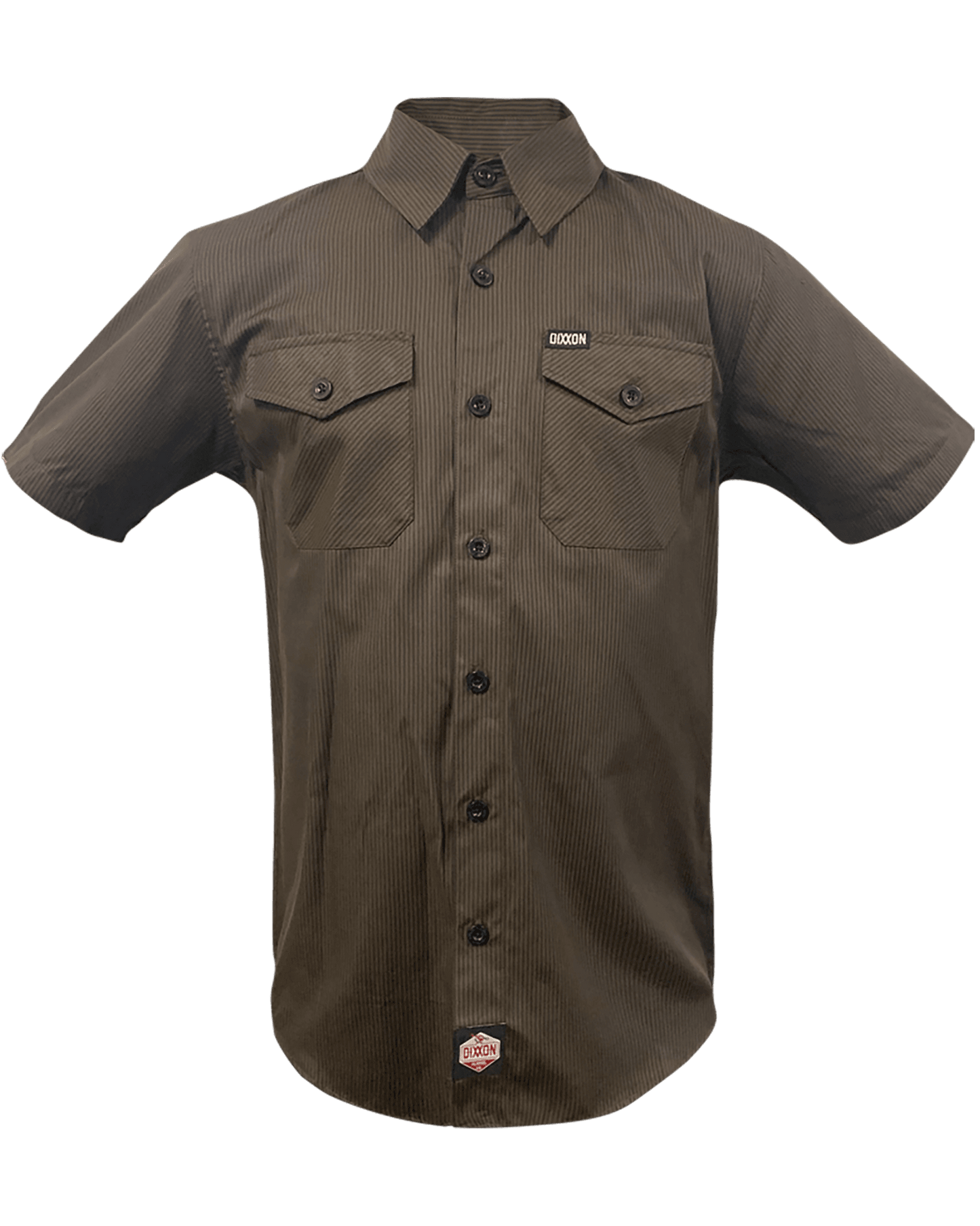 WorkForce Short Sleeve Work Shirt - Brown & Black