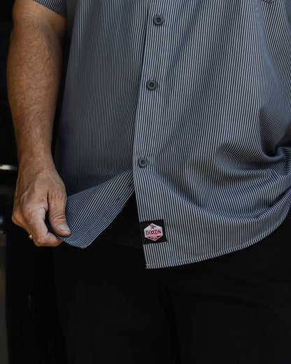 WorkForce Short Sleeve Work Shirt - Charcoal & Navy