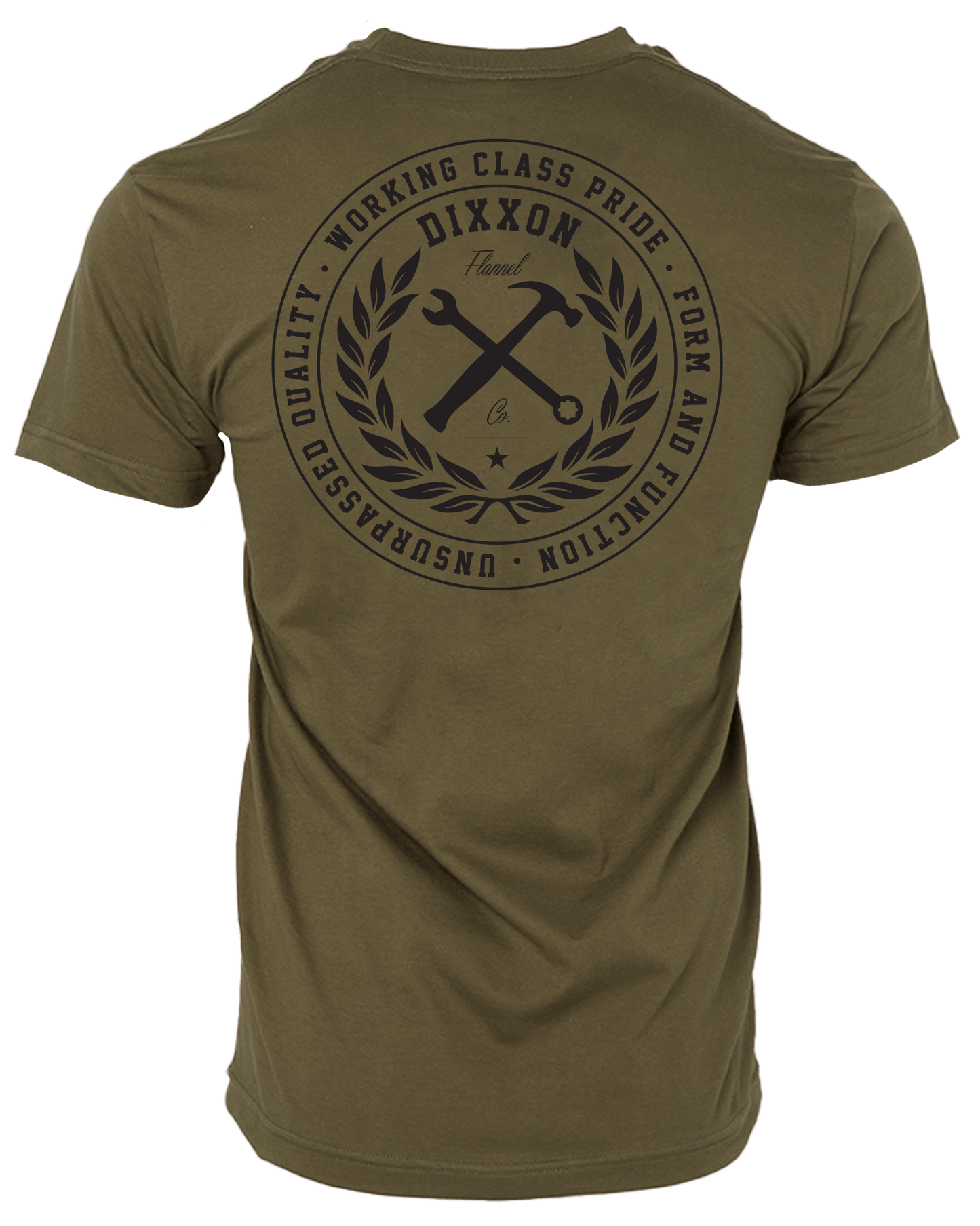 Working Class Pride T-Shirt - O.D. Green & Black