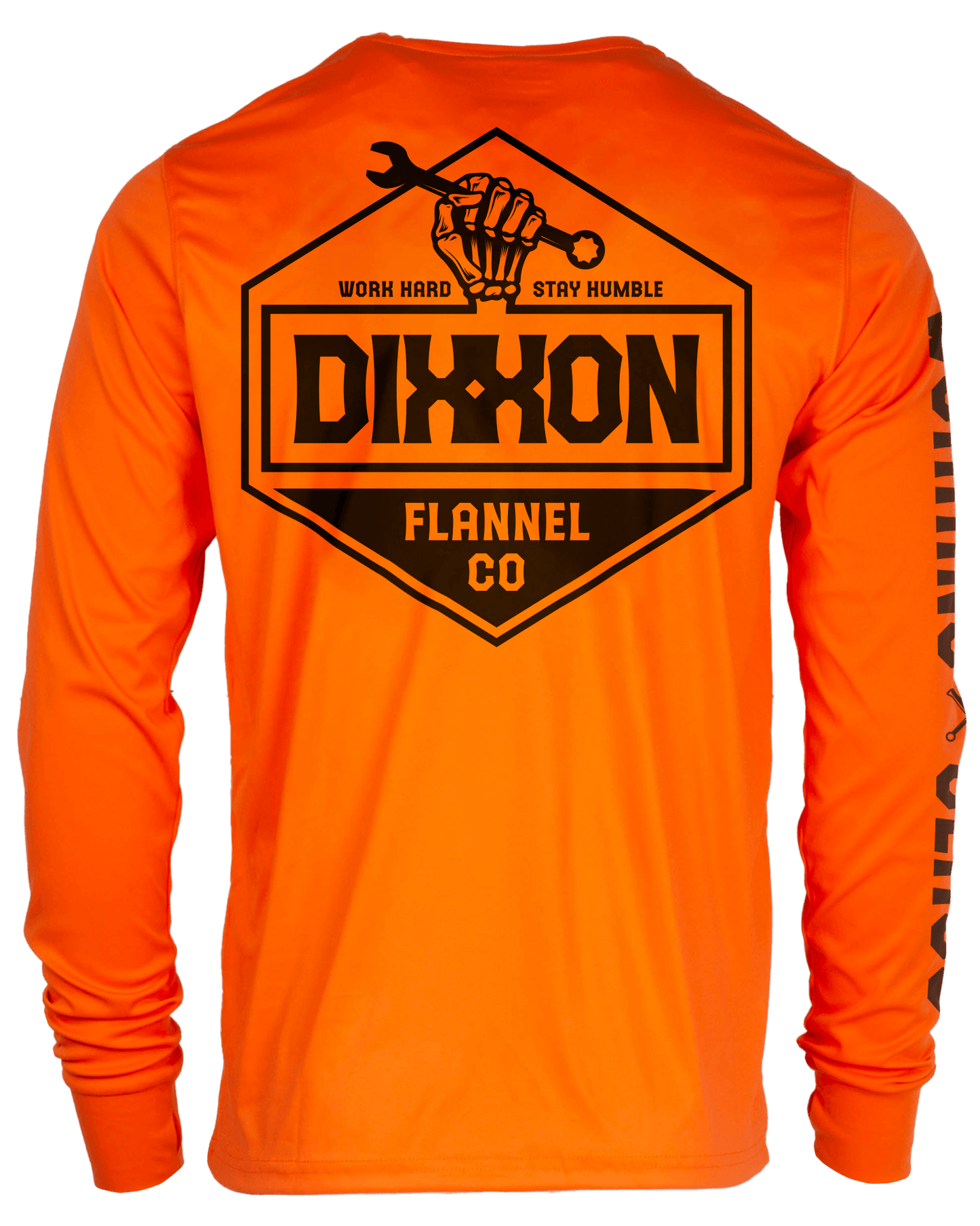 Working Class UV Long Sleeve T-Shirt - Orange