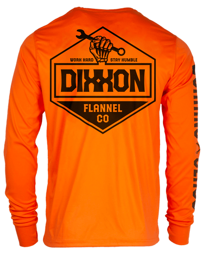 Working Class UV Long Sleeve T-Shirt - Orange