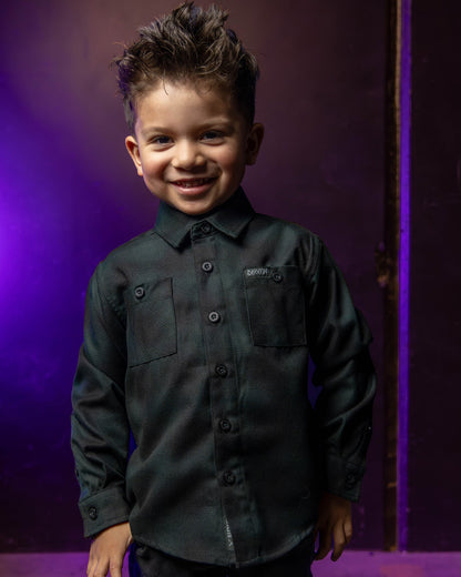 Youth Black Forest Flannel